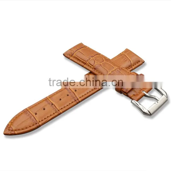 Luxury Brand Watch Leather Band With Stainless Steel Pin Buckle photo-3