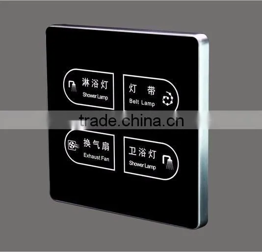 Hot Sale Smart Home Touch Light Wall Switch Hotel Touch Switch