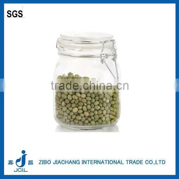 2015 New Style Mason Jar Hot Selling Airtight Storage Glass Jar High Transparency Stainless Steel Mason Jar photo-4