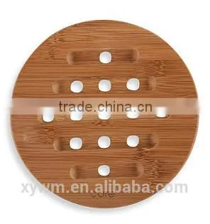 Hot-sale Bamboo Cup Coaster Mat and Pad With Holder photo-4