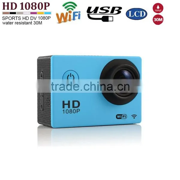 HD 1080P Sport Action Camera DV Car DVR WIFI H.264 170degree Fish Eye Lens 2inch Screen photo-5
