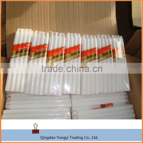 Christmas and Party Taper Simple White Candle photo-4