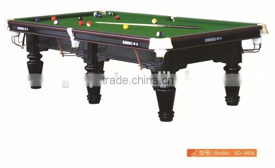 2015 the Best Selling Solid Wood Golden Leg High Quality Billiard Pool Snooker Games Table photo-5