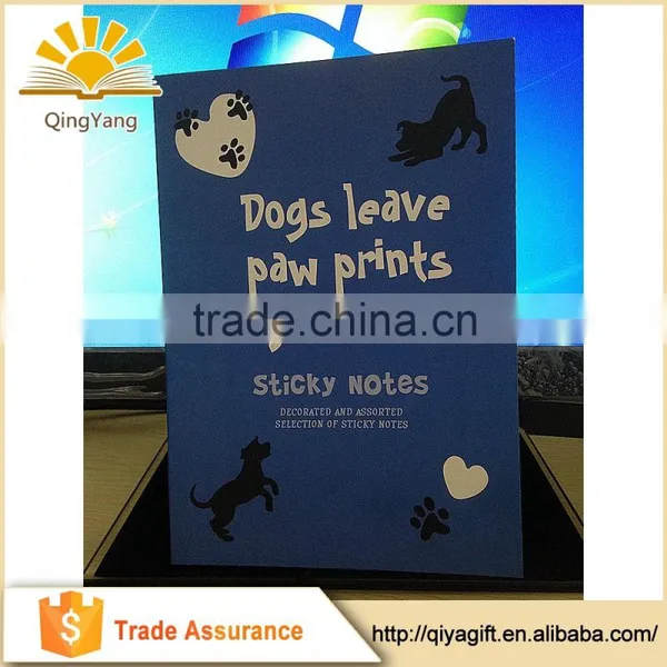 Printed Sticky Tear off Sticky Notes With Cover Combined Memo Pad Recycled Notebooks and Writing Pads