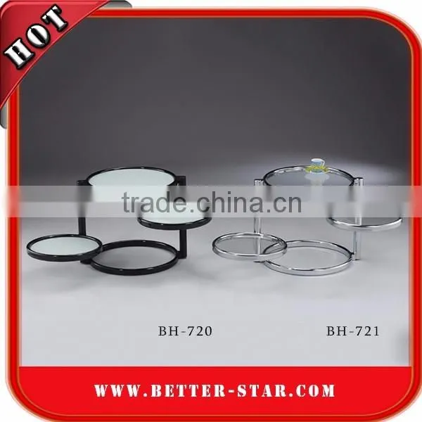 Black Tempered Glass Coffee Table, Metal Glass Coffee Table, Glass Top Coffee Table photo-6