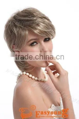 Fashion Short Natural Women Wigs Synthetic Hair Styling photo-3