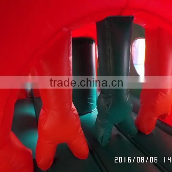 2016 Inflatable Train Tunnel,kids Inflated Obstacle Course Children photo-5
