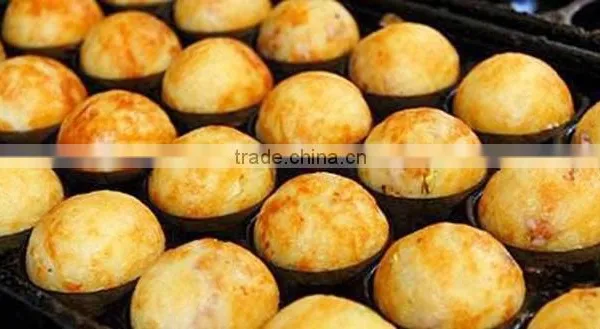 Three Irons Electric Commerical Type Fish Ball Maker , Takoyaki Electric Pan, Takoyaki Maker/ Octopus Ball Maker photo-4