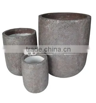Light Cement Atlantis Outdoor Pot