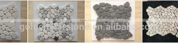 Factory Nature Stone Pebble Stone Mosaic Tile photo-5