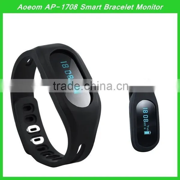 Bluetooth 4.0 sport wrist bracelet APP for walking step pedometer meter