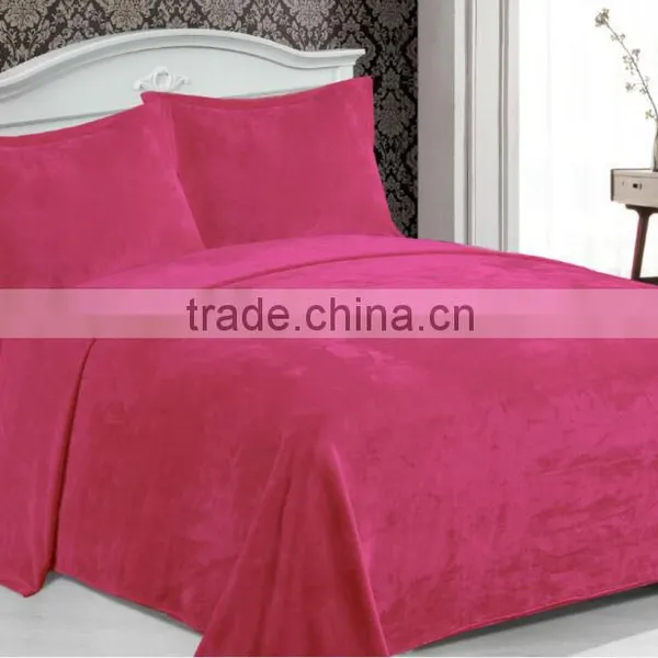 The Most Popular Flannel Blanket/quilt, Solid Flannel Blanket photo-3
