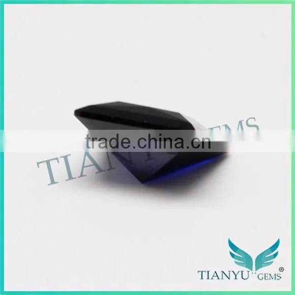 High Temperature Resistant 10x10mm Deep Blue Copper Color 114# Square Step Cut Synthetic Gemstone Spinel photo-4