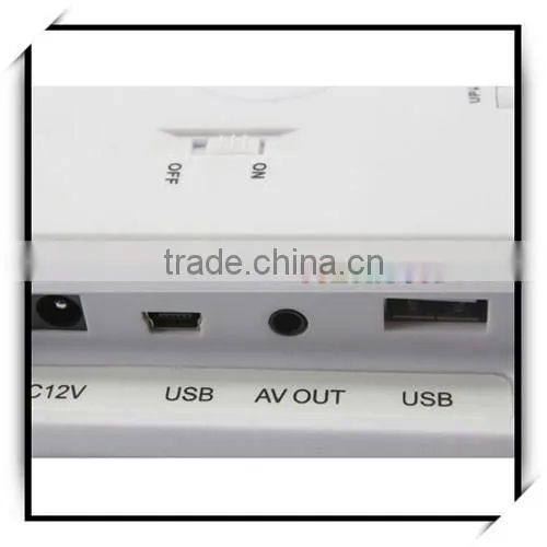 China High Quality Wide Figure Screen Butterfly Shaped 7 Inch Digital Photo Frame White photo-5