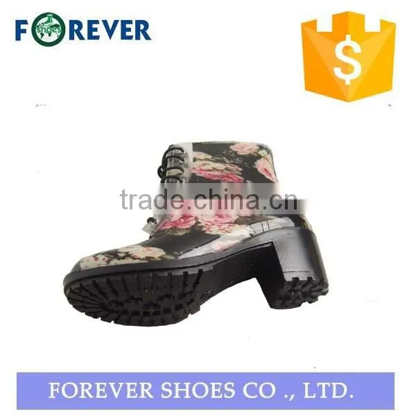 High Heel Rubber Boots Women Rain Shoes photo-2