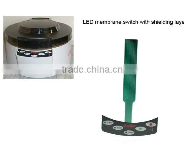 Custom LED Membrane Keyboard With ISO9001:2008 for High Speed Horizontal Centrifuge photo-5