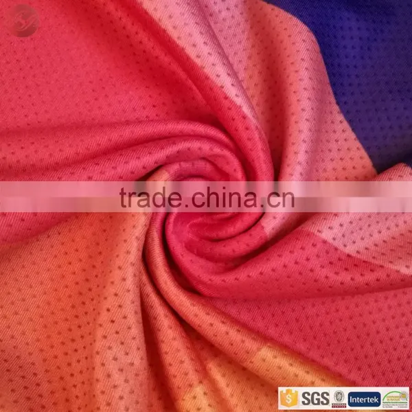 100% Polyester Elastic Printed Mesh Fabric For Clothing photo-3