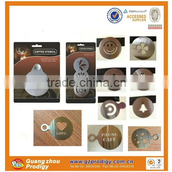 Stencil of Cappuccino Stainless Steel Coffee Stencil Metal Stainless Coffee Stencil photo-4