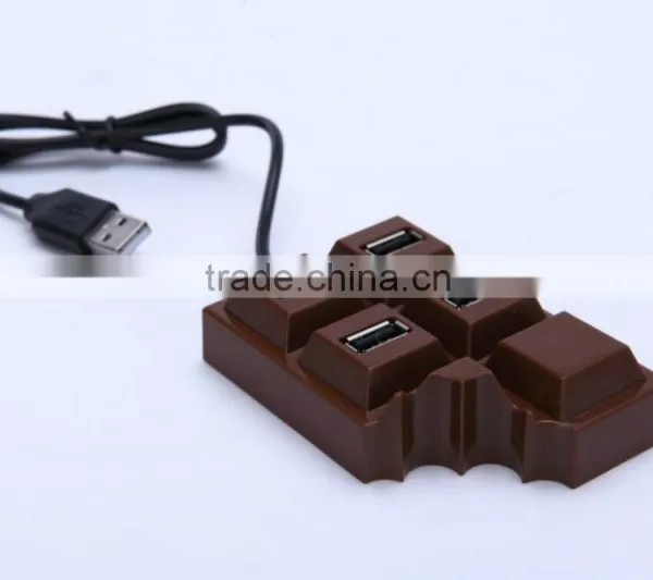 Innovative Designed Chocolate Shaped 4-Port USB Hub--Bus-powered photo-2