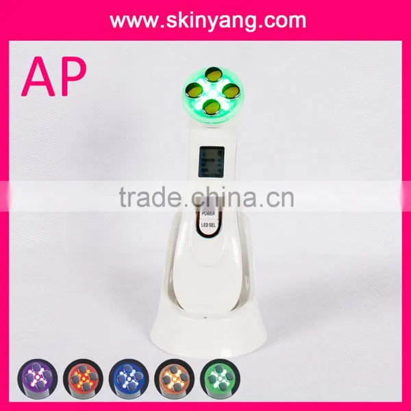 New Design LED Color Photon Ultrasound Handy Machine and Home Use Beauty Device for Acne Treatment photo-6