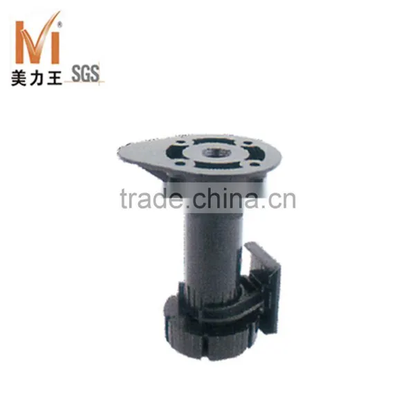 Black Color Plastic Furniture Hardware Cabinet Adjustable Feet for Kitchen Cabinet