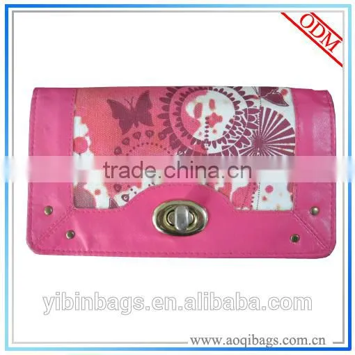 Hot Selling Ladies' Lather Wallet, Purse New Design WT003