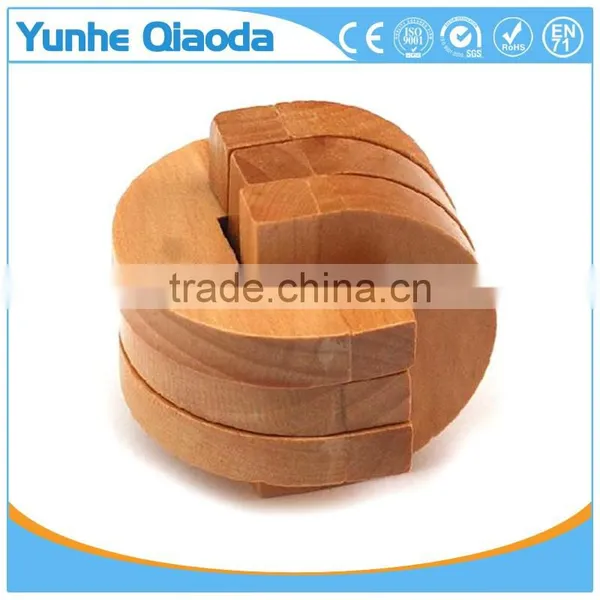 Wholesale Kids Wooden IQ Intelligent Puzzle Handheld Brain Game photo-6