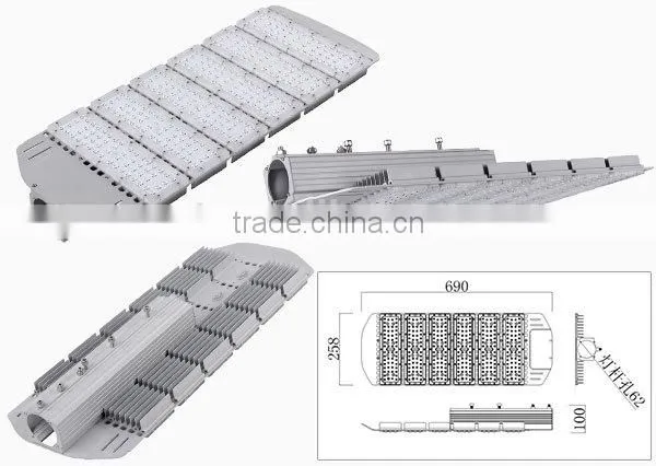 New Style IP65 Stamping Aluminum LED Road Light Shell photo-2