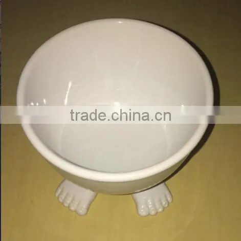 Ceramic Footbowl Cute Soup Bowl photo-2