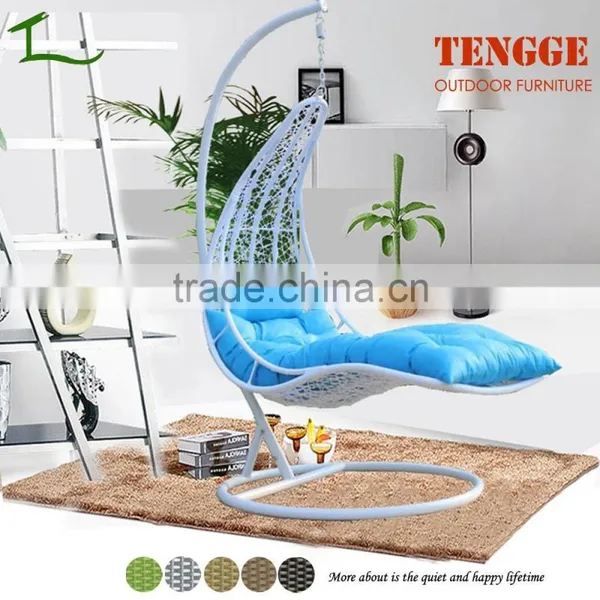 TG15-0149 Resin Wicker Hanging Chair Luxury Outdoor Swings