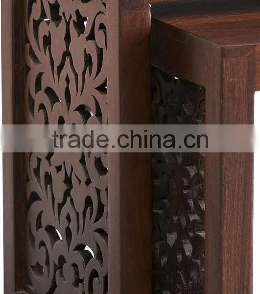 Antique Wooden Side Table photo-2