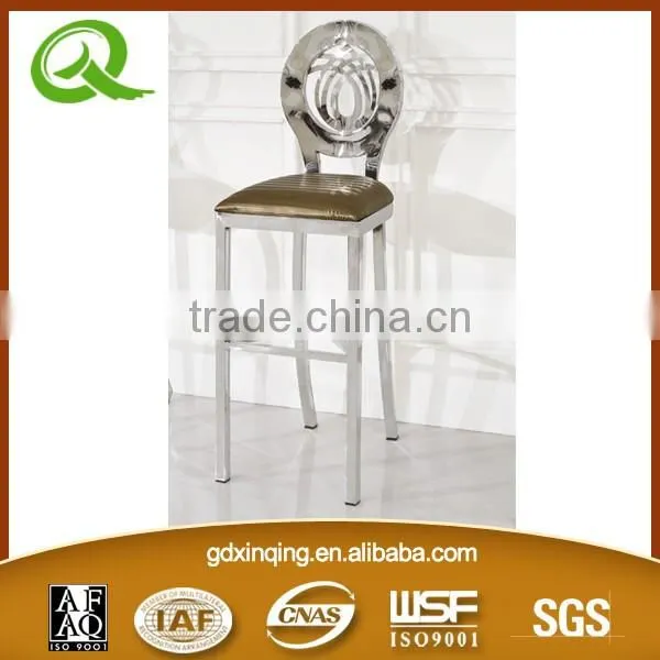 01#wholesale Gold Stainless Steel Commercial Bar Stool photo-2