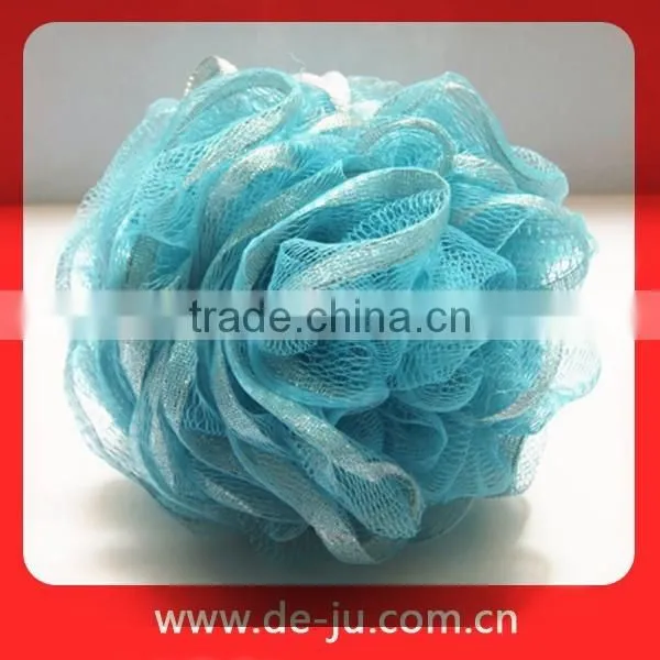 Cotton Rope Black Mesh Bath Sponge Ball photo-4