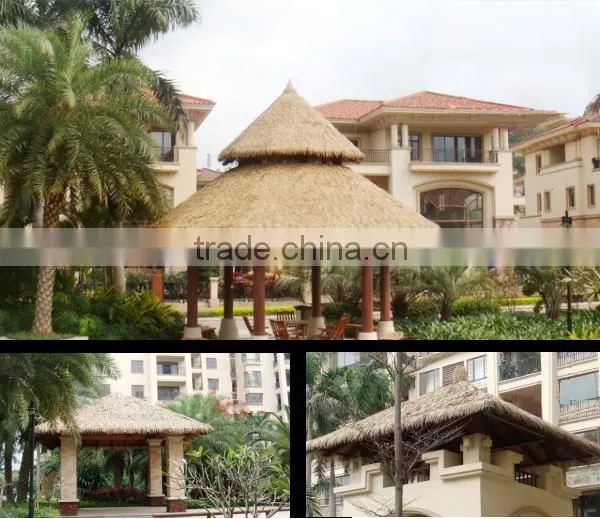 Artificial Thatch Roofing,Extrusion Decorative Dry Plastic Synthetic photo-4