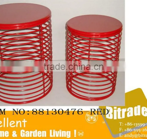 Set of Two Metal Round Chair photo-4