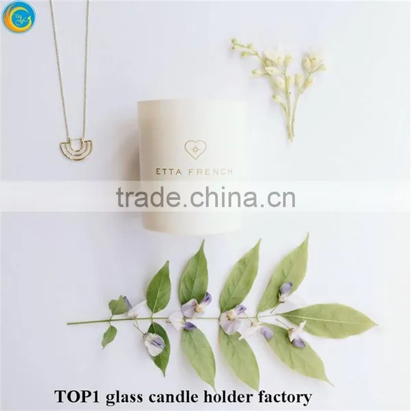 Candle Holders for the Wall Glass Candle in Colored Jar Wit Lid photo-3