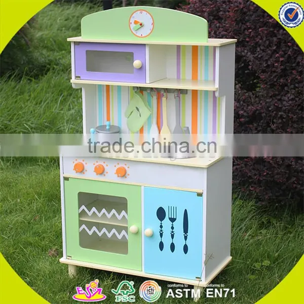 Wholesale Beautiful Wooden Kitchen Sets Toy Top Sale Baby Wooden Kitchen Sets Toy Interesting Kitchen Toy W10C233 photo-5