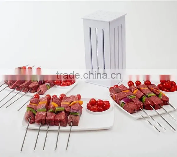 Quick Kabob Express Shish Kabob Brochette Maker + 16 Stainless Steel Skewers photo-2