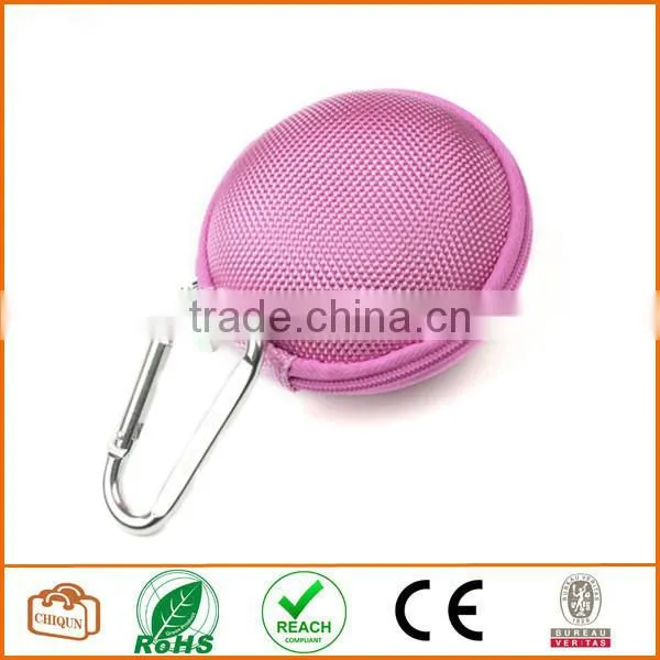 (Light Blue and Pink)Earphone Handsfree Headset HARD EVA Case photo-3