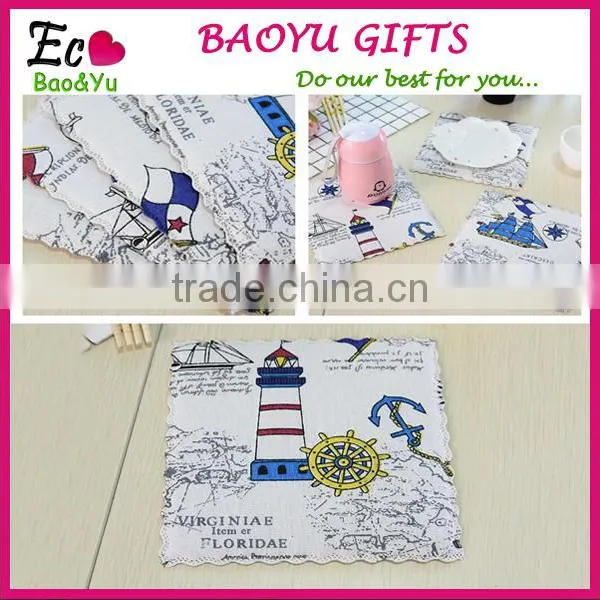 Fashion Creative Dinner Table Napkin Linen Cotton Folding Design Interfold Napkin photo-2