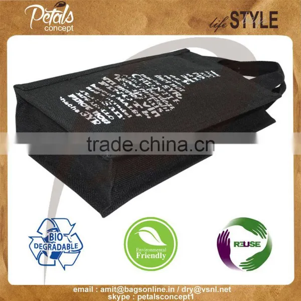 Jute Bottle Bag for Wine photo-3