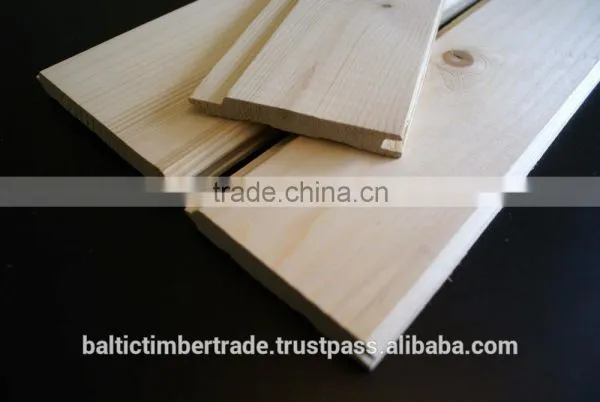Spruce whitewood cladding boards, Spruce lumber, siding boards