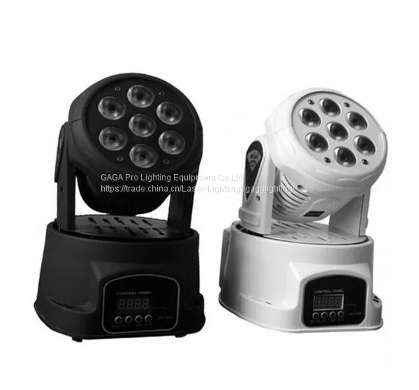 10W*7PCS RGBW 4 in 1 Professional Mini LED Moving Head Light LED Washing photo-5