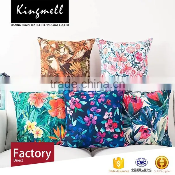 Customized Digital Printed Outdoor Cushion Fashion Floral Cushion photo-2