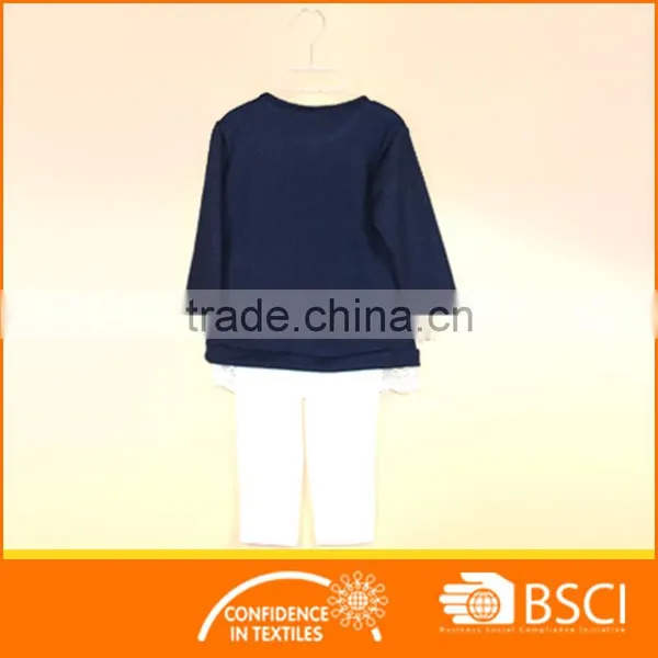 Baby Cashmere+Legging Girl Clothing Sets photo-2