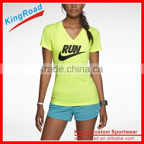 OEM Wholesale Fashion Adult T-shirts for Run and Leisure, Fitness Running t Shirt, Overseas Top photo-3