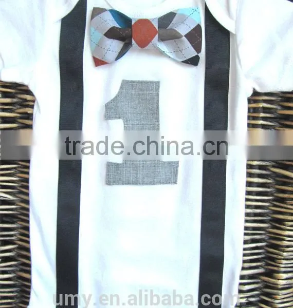 Custom 1 Year Old Birthday Dress For Baby Boy Party Outfit photo-3