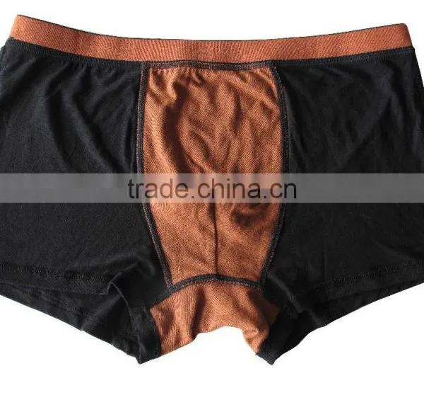 Men's Athletic Boxer Brief Underwear With Copper Fiber Infused photo-2