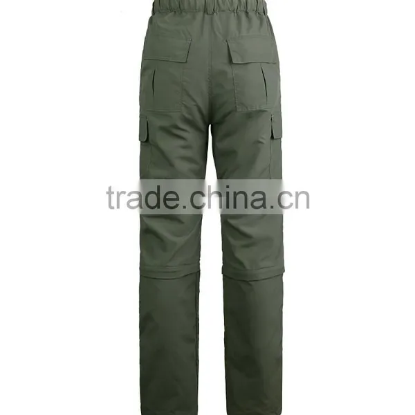 Juqian 2016 Workwear Green Classic Nylon Breathable Detachable Cargo Overall Work Pant photo-2