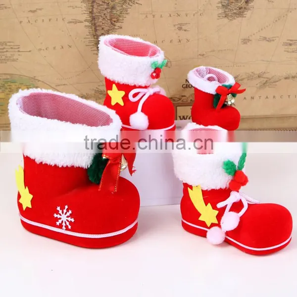 2016 Hot Selling Promotional Christmas Shoes Hanging Decoration ,felt Christmas Ornaments photo-4